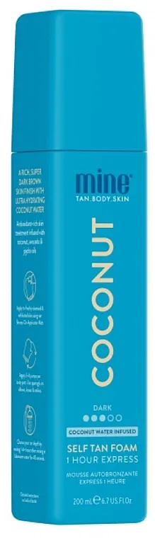 MineTan 1 Hour Express Coconat Water Salf Tan Foam Samosunđer za samotamnjenje sa hidratantnim dejstvom
