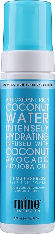 MineTan 1 Hour Tan Coconut Water Self Tan Foam Pjena za sunčanje