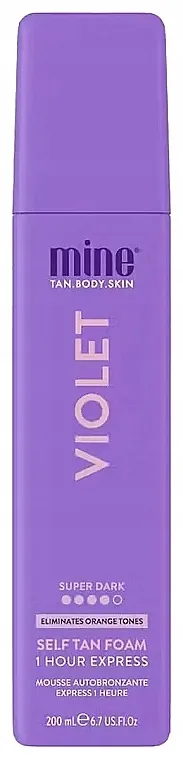 MineTan 1 Hour Violet Self Tan Foam Ekspresna bronzajuća pena