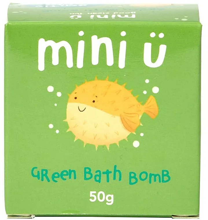Mini U Green Bath Bomb Bomba za kupanje