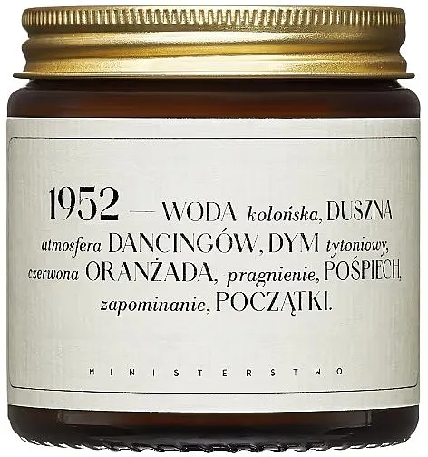 Ministerstwo Dobrego Mydła Mirisna sveća 1952