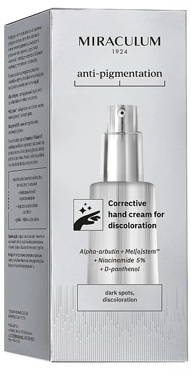 Miraculum Anti-Pigmentation Corrective Hand Cream For Discoloration Korektivna krema za ruke protiv hiperpigmentacije