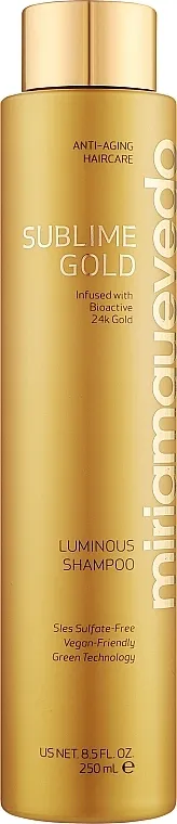 Miriam Quevedo Sublime Gold Luminous Shampoo Regenerativni šampon za kosu