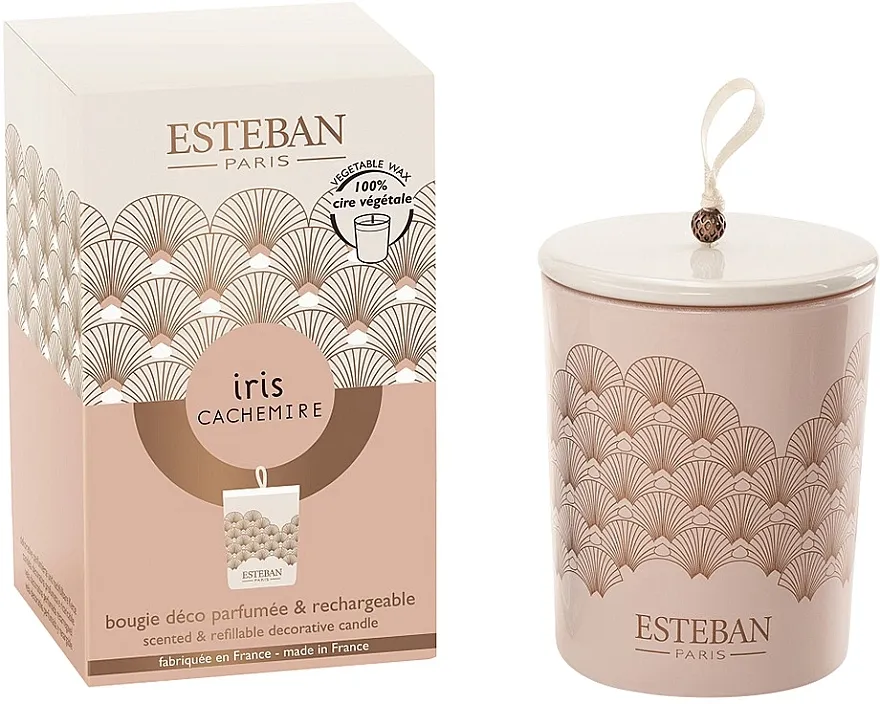 Mirisna dekorativna sveća Esteban Iris Cachemire