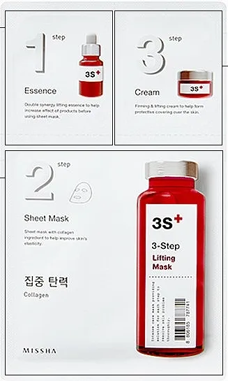 Missha 3-Step Lifting Mask Maska za lice