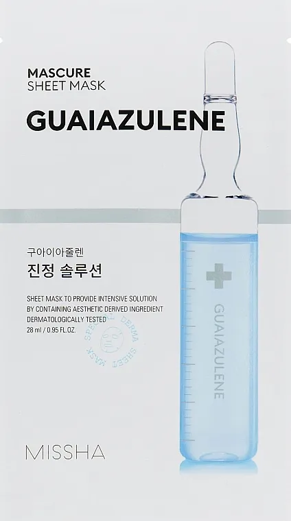 Missha Calming Solution Sheet Mask Regenerirajuća hidratantna maska za lice