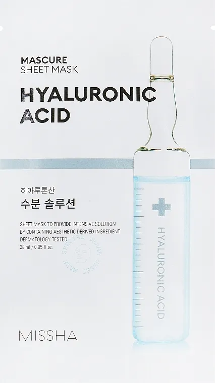 Missha Mascure Hydra Solution Sheet Mask Hidratantna maska za lice sa hijaluronom