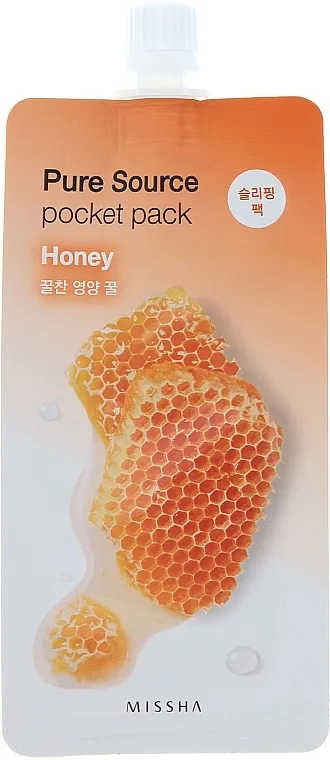 Missha Pure Source Pocket Pack Honey Noćna maska za lice s ekstraktom meda