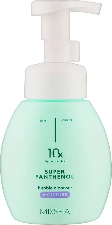 Missha Super Panthenol Bubble Cleanser Moisture Hidrirajuća pena sa pantenolom