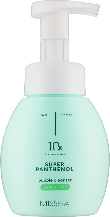 Missha Super Panthenol Bubble Cleanser Sensitive Pena za umivanje lica sa pantenolom za osetljivu kožu