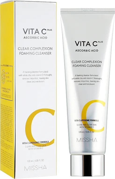 Missha Vita C Plus Clear Complexion Foaming Cleanser Pjena za čišćenje