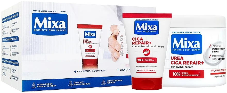 Mixa Cica Repair+ Set (h/cr/50ml + b/cr/400ml)
