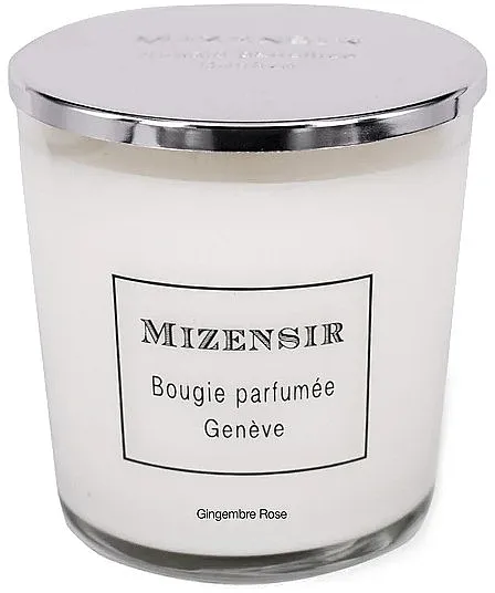 Mizensir Pink Ginger Scented Candle Mirisna sveća „Ružičasti đumbir“, sa poklopcem