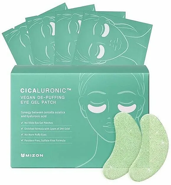 Mizon Cicaluronic Vegan De-Puffing Eye Gel Patches Obloge za oči