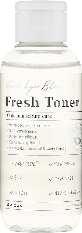 Mizon Good Bye Blemish Fresh Toner Tonik za problematičnu kožu s peptidima