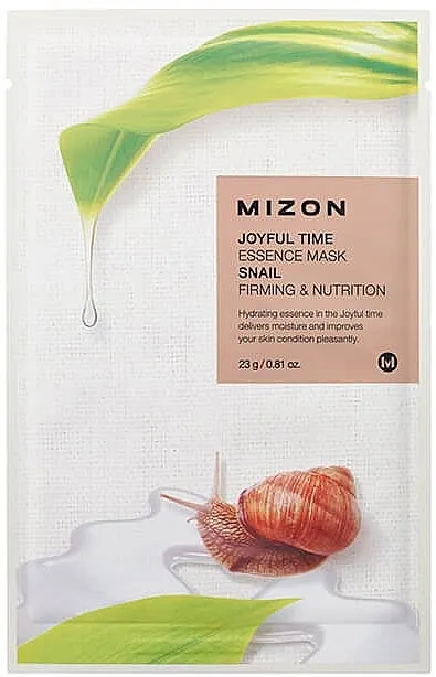 Mizon Joyful Time Essence Mask Snail Sheet maska ​​s ekstraktom puževe sluzi