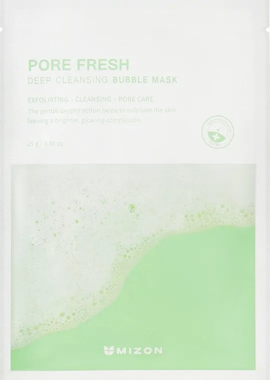 Mizon Pore Fresh Deep Cleansing Bubble Mask Maska sa mehurićima za dubinsko čišćenje pora
