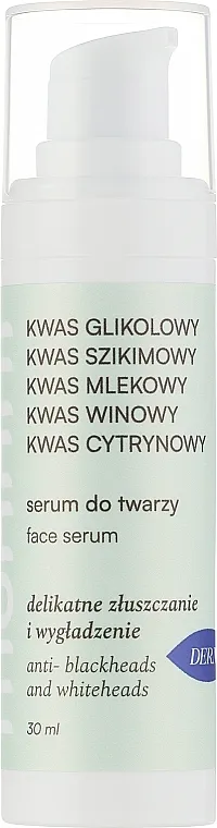 Mohani AHA Acid Face Serum Regenerirajući i piling seruma za lice s AHA kiselinama