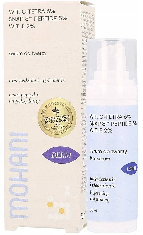Mohani Brightening And Firming Serum With Vitamin C 6% Snap 8.5% Serum za učvršćivanje i osvetljavanje lica