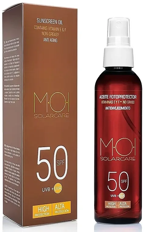 MOI Anti-Aging Sunscreen Oil SPF 50+ Ulja za sunčanje