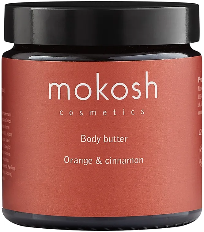 Mokosh Cosmetics Body Butter Orange&amp;Cynnamon Puter za telo "Pomorandža i cimet"