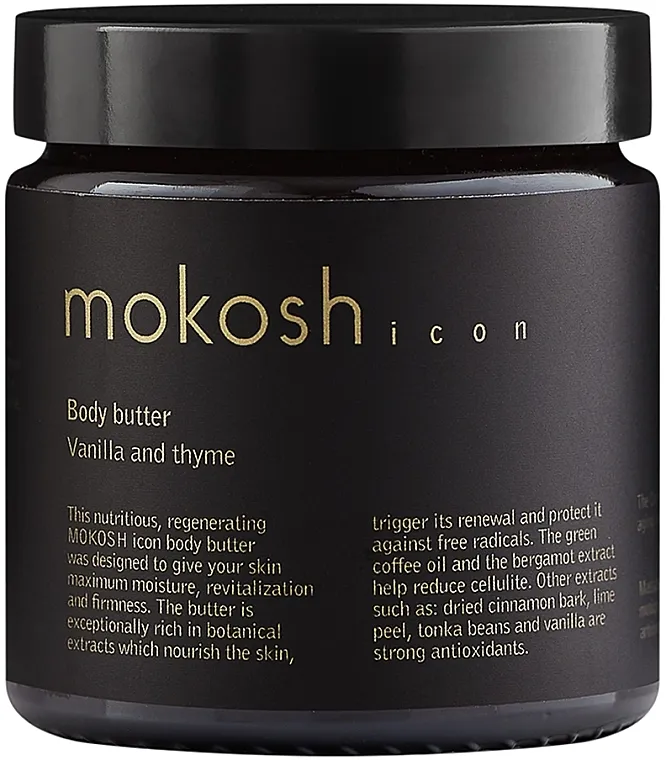 Mokosh Cosmetics Body Butter Vanilla &amp; Thyme Puter za telo "Vanila i majčina dušica"