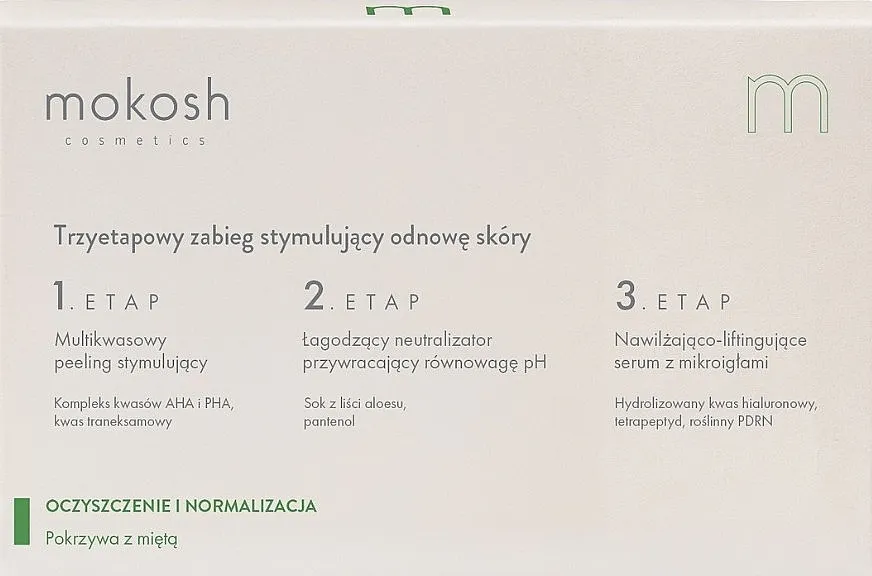 Mokosh Cosmetics Tretman u tri koraka koji stimuliše regeneraciju kože