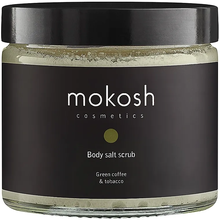Mokosh Salt Body Scrub Green Coffee With Snuff Slani piling za telo "Zelena kafa i duvan"