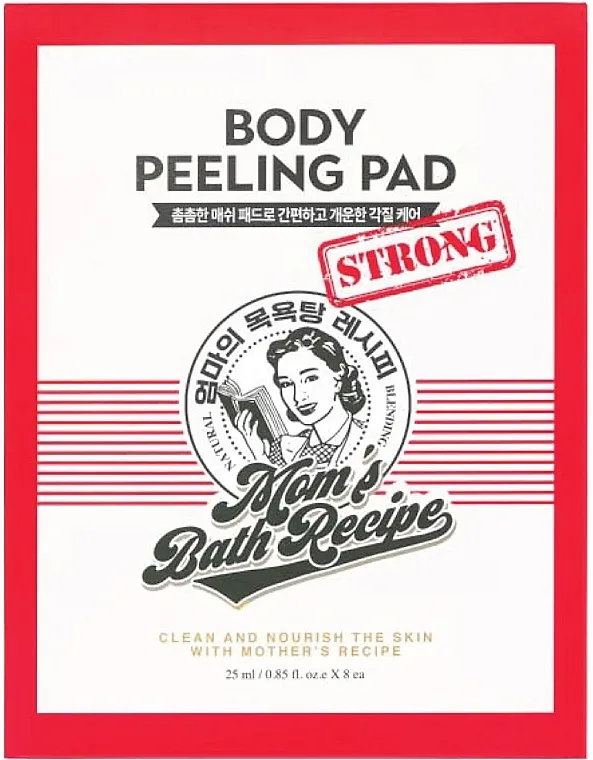 Mom's Bath Recipe Body Peeling Pad Strong Piling za telo