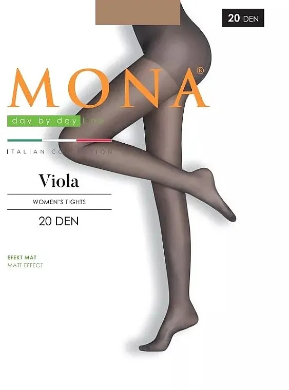 Mona Ženske hulahopke "Viola Matt", 20 Den, playa classic
