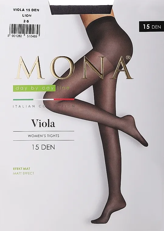 MONA Ženske hulahopke "Viola", 15 Den, lion