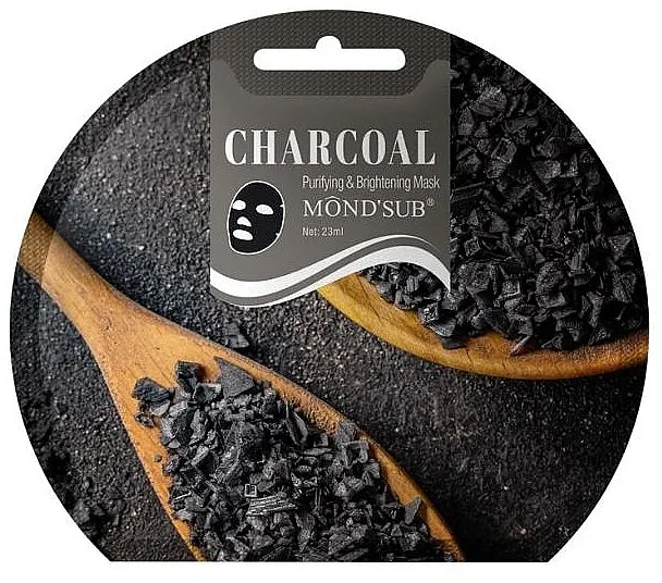 Mond'Sub Charcoal Purifying &amp; Brightening Mask Maska od uglja za pročišćavanje i posvetljivanje kože