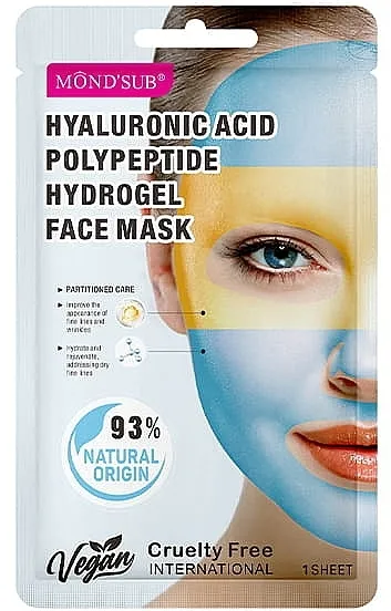 Mond'Sub Hyaluronic Acid Polypeptide Hydrogel Face Mask Maska za lice