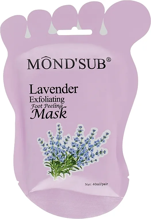 Mond'Sub Lavender Exfoliating Foot Peeling Mask Piling maska za stopala sa ekstraktom lavande
