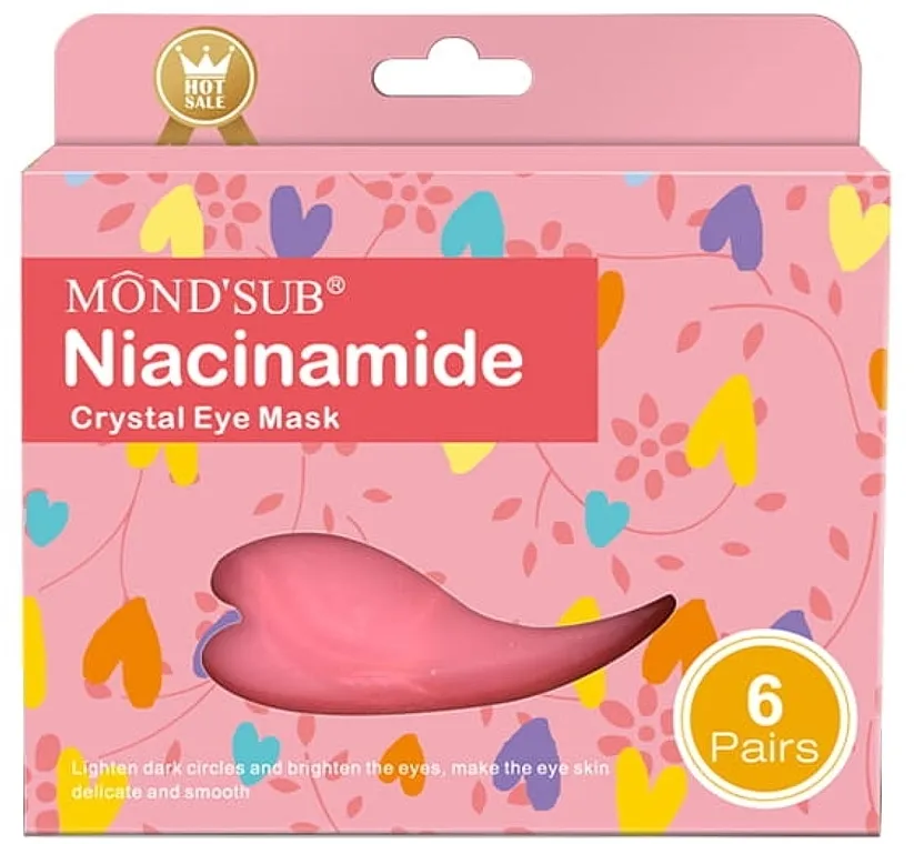 Mond'Sub Niacinamide Crystal Eye Mask Hidrogel flasteri za područje oko očiju