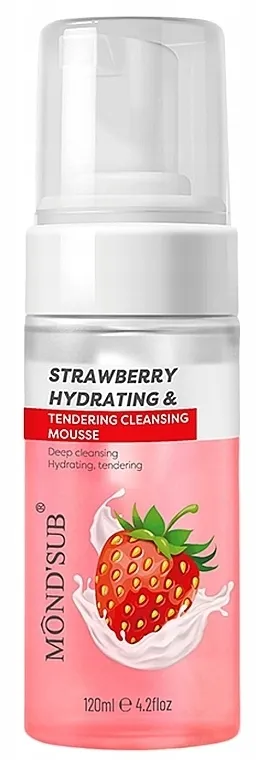 Mond'Sub Strawberry Hydrating &amp; Tendering Cleansing Mousse Pena za umivanje lica s jagodom