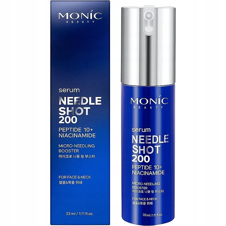 Monic Beauty Needle Shot 200 Serum za lice sa mikroiglama i kompleksom od 10 peptida