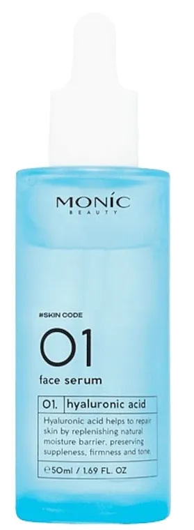 Monic Beauty #Skin Code 01 Hyaluronic Acid Face Serum Serum za lice