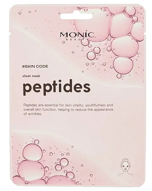 Monic Beauty #Skin Code Sheet Mask Peptides Maska za lice od tkanine sa peptidima