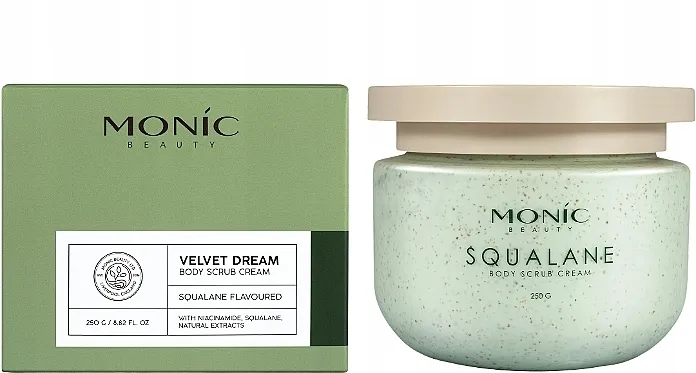 Monic Beauty Squalane Body Scrub Cream Kremasti piling za telo sa skvalanom