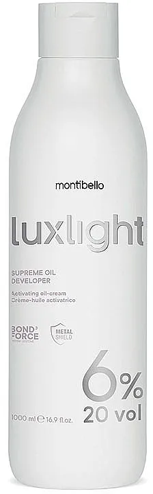 Montibello Luxlight Oil Developer 20Vol Krema - oksidant za kosu 6%