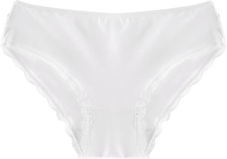 Moraj Ženske bikin gaćice sa čipkom BDM500-036, bele