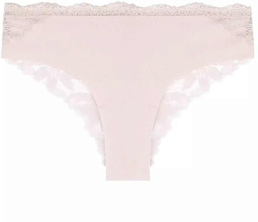 Moraj Ženske bikini gaćice sa čipkastim zadnjim delom, bež