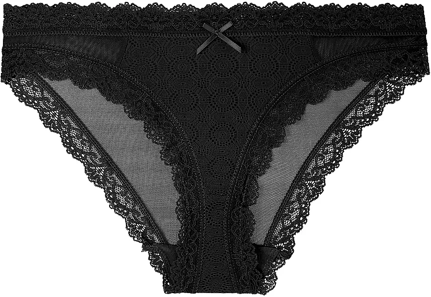 Moraj Ženske bikini gaćice sa mašnom, BCL700-013, crne