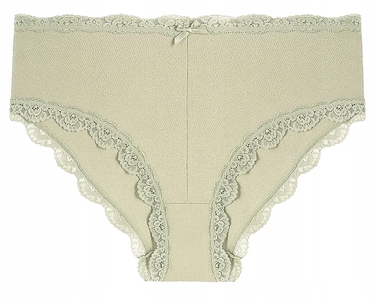 Moraj Ženske bikini gaćice sa nežnom čipkom, mint
