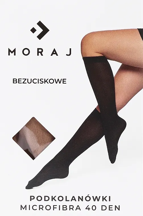 Moraj Ženske dokolenice od mikrofibera, 1 par, 40 den, safari