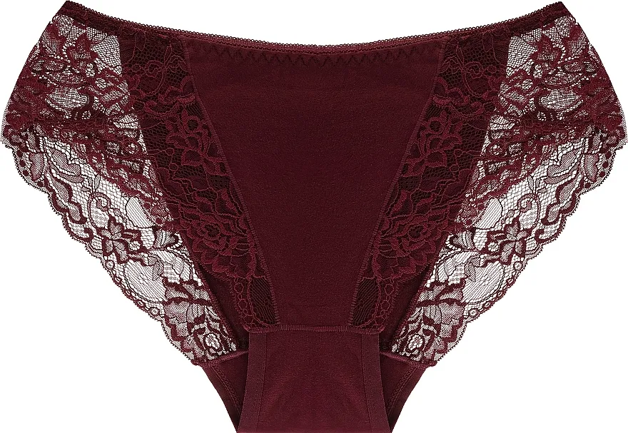 Moraj Ženske čipkaste bikini gaćice bdm550-009, bordo