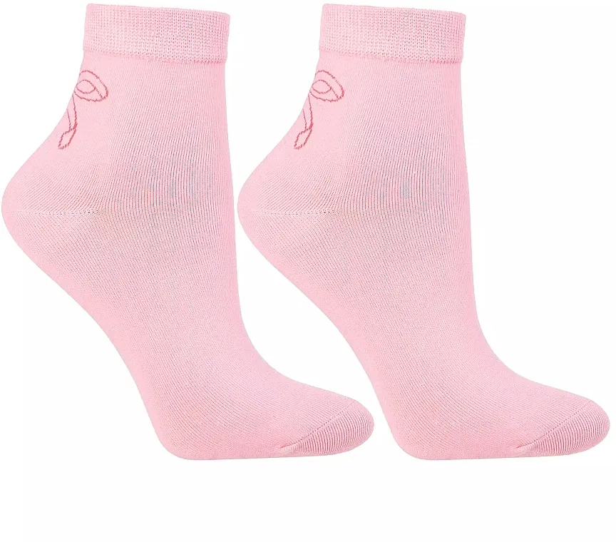 Moraj Ženske kratke 3/4 pamučne čarape, CSL200-954, roze