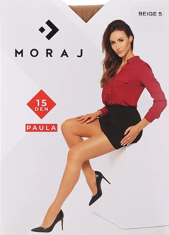 Moraj Ženske najlonke "Paula", 15 DEN, bež