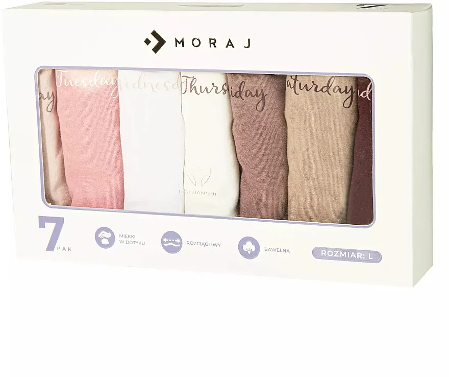 Moraj Ženski set gaćica, BDM450-031_7, mix, 7 kom.